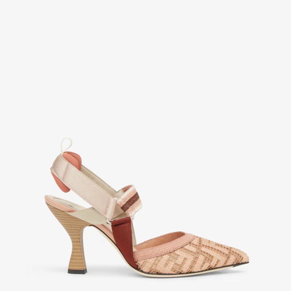 Fendi Colibri Pointed Toe Slingback Pump (Women) - 41
